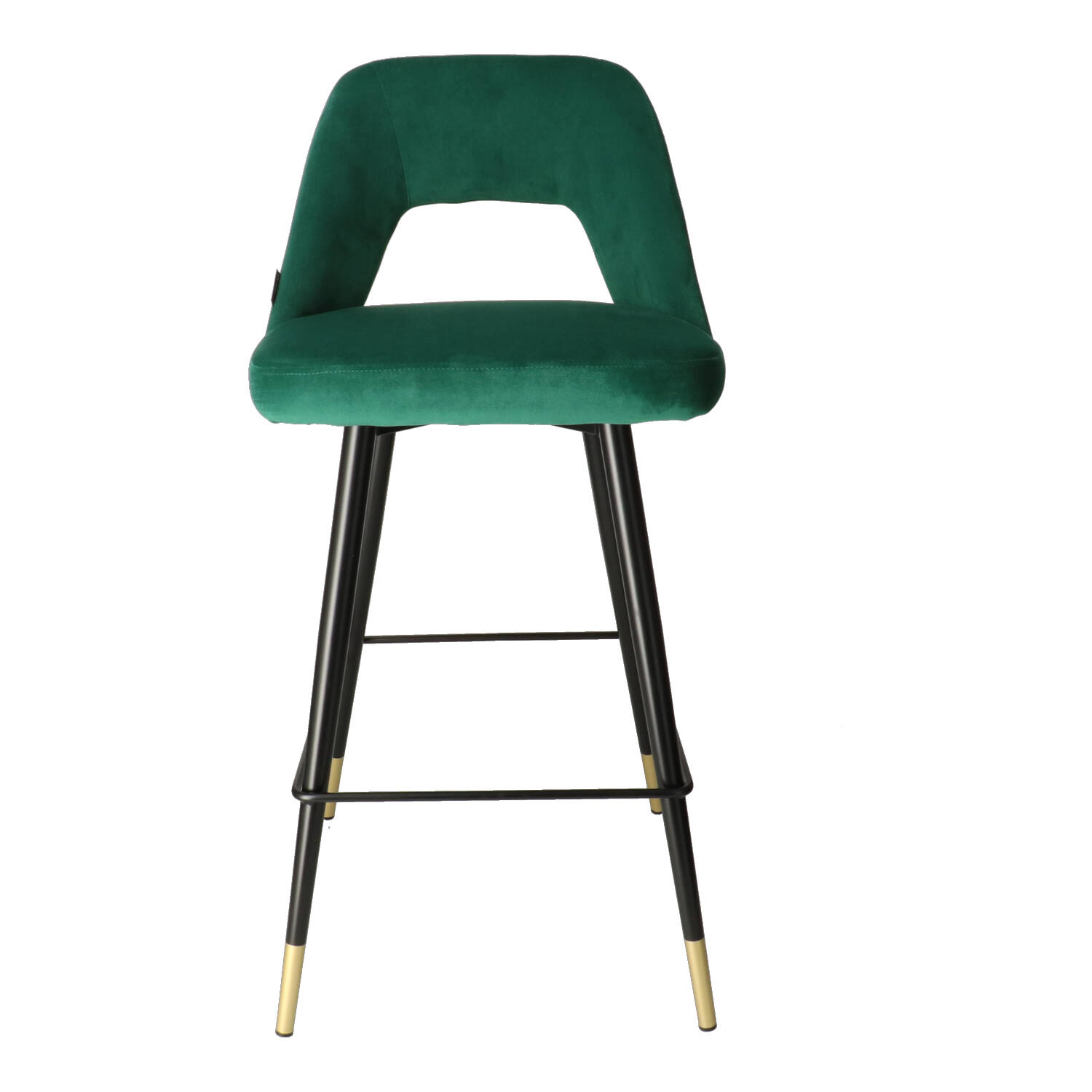 DL FANNY Green design Upholstered indoor bar stool